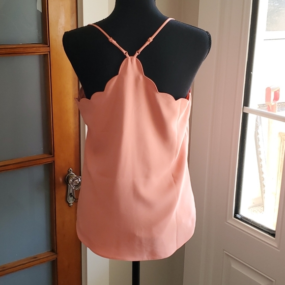 JCrew Scalloped Coral Camisole NWOT - Picture 6 of 8